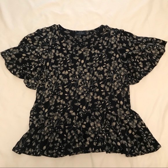 Lucky Brand floral medium top short sleeve - Picture 11 of 14